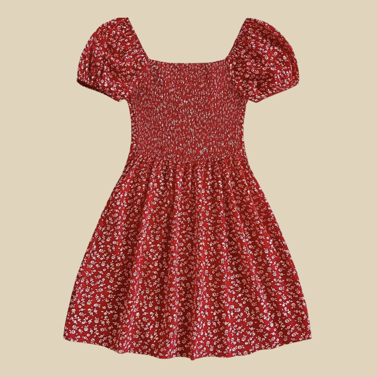 Floral Puff Sleeve Dress