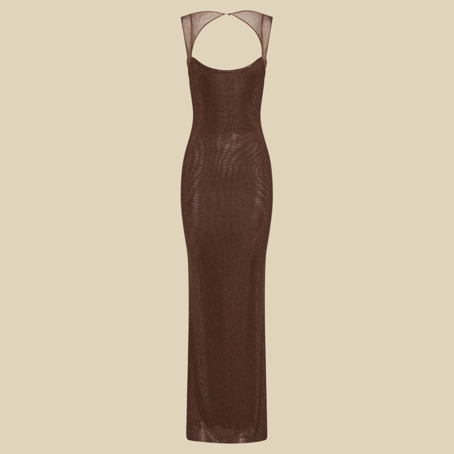 Crisscross Open Back Maxi Dress