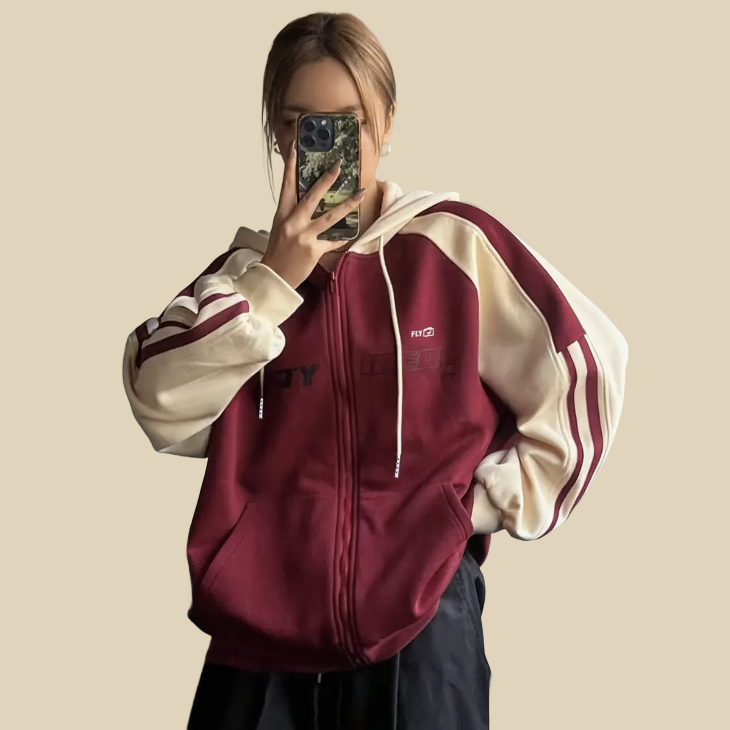 Varsity Zip Hoodie