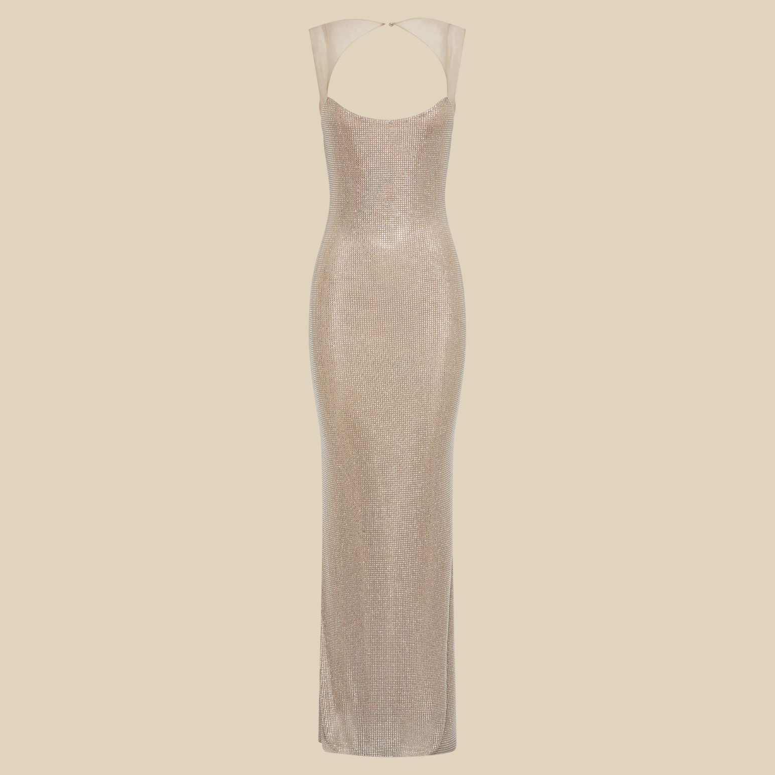Crisscross Open Back Maxi Dress