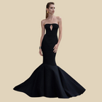 Strapless Mermaid Evening Gown