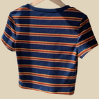 Striped Ribbed Tee
