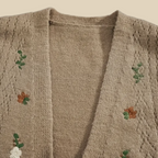 Floral Embroidered Sweater Vest