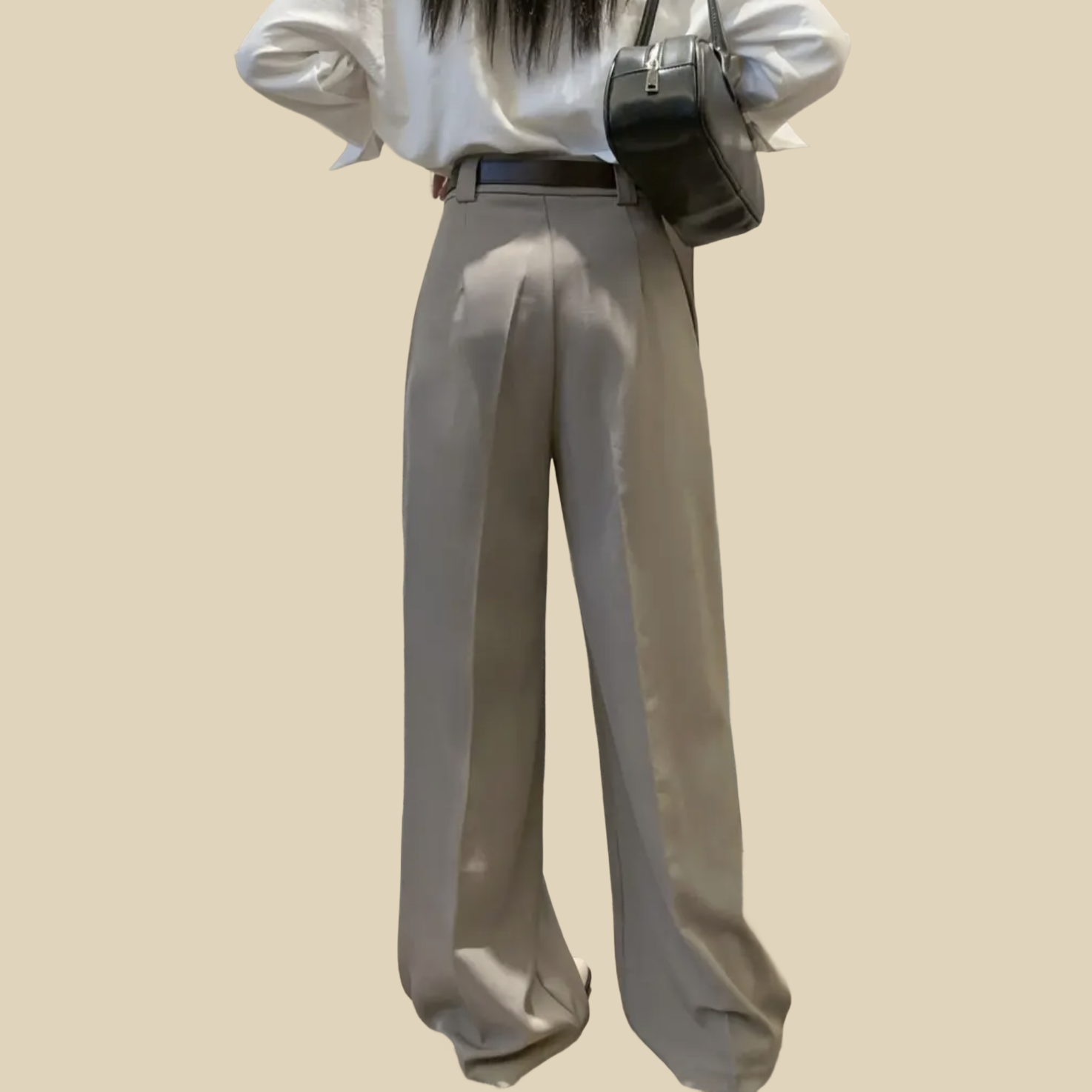 Tailored Wide-Leg Trousers