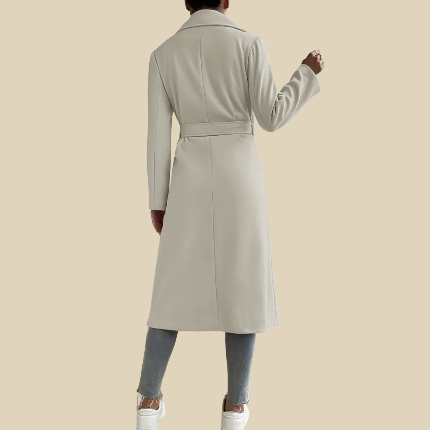 Longline Wool-Blend Coat