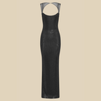 Crisscross Open Back Maxi Dress