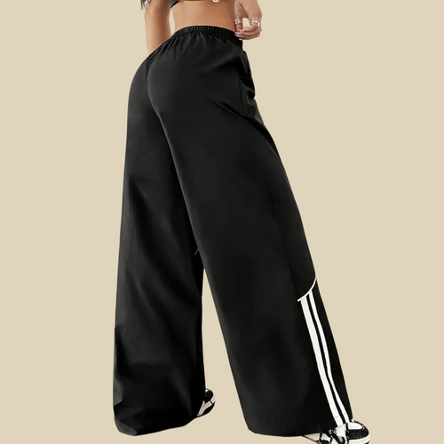 Arc Line Wide-Leg Pants