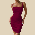 Form-Fitting Strap Mini Dress
