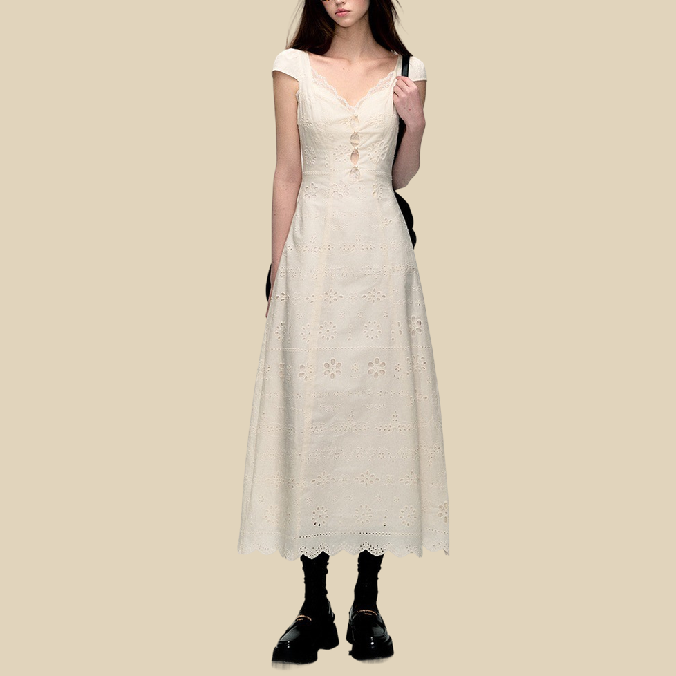 Primrose Eyelet Dress