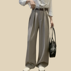 Tailored Wide-Leg Trousers