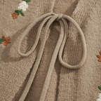 Floral Embroidered Sweater Vest