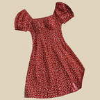 Floral Puff Sleeve Dress