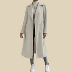 Longline Wool-Blend Coat