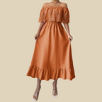Off-Shoulder Lace Dress
