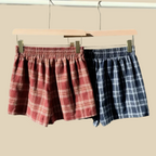 Plaid Lounge Shorts