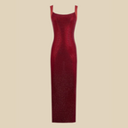 Crisscross Open Back Maxi Dress
