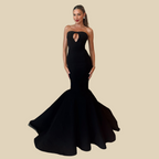 Strapless Mermaid Evening Gown